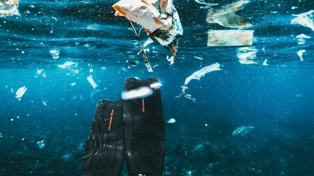 Estudo mostra como o peso dos microplásticos determina sua dispersão no mar
